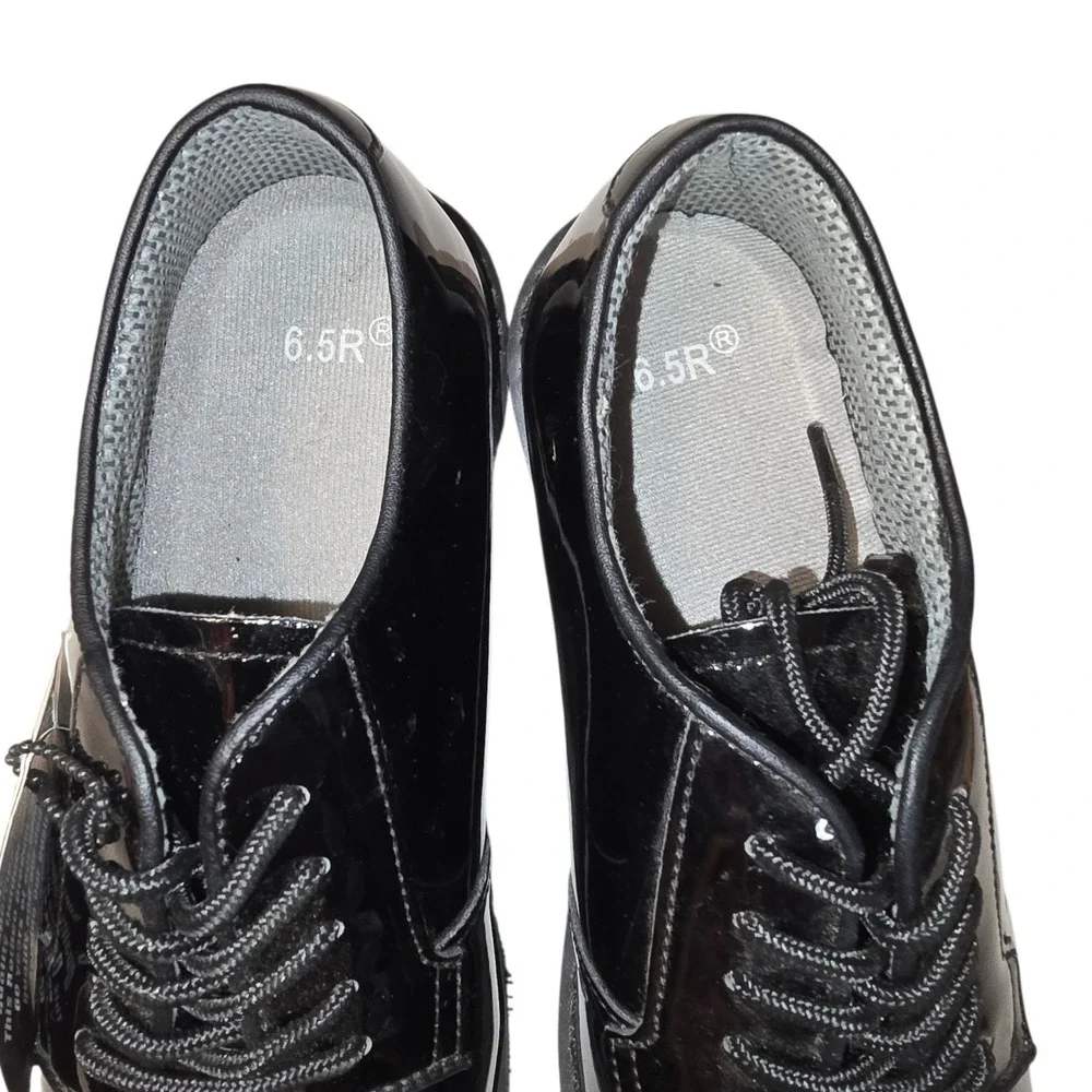 Rothco 5055 Uniform Military Hi-Gloss Oxford Dress Shoe Black Mens SIZE 6.5